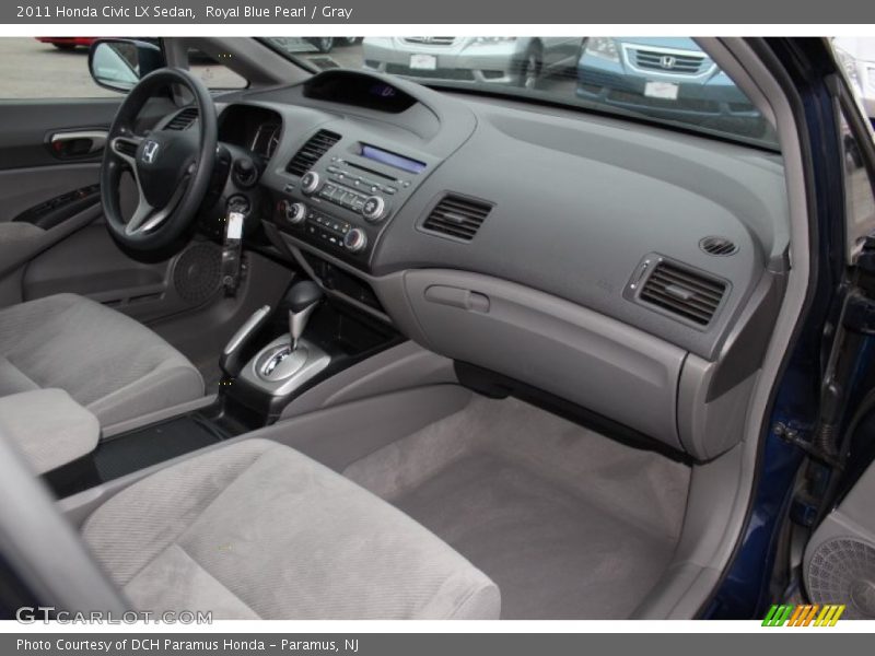 Royal Blue Pearl / Gray 2011 Honda Civic LX Sedan