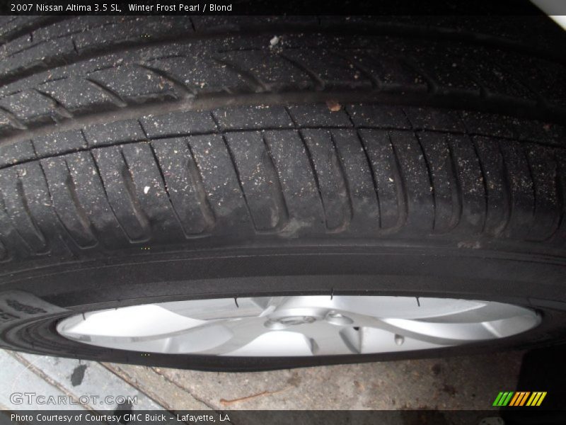 Winter Frost Pearl / Blond 2007 Nissan Altima 3.5 SL
