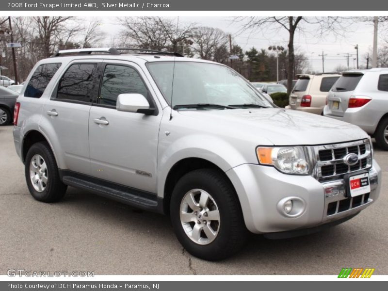 Silver Metallic / Charcoal 2008 Ford Escape Limited 4WD