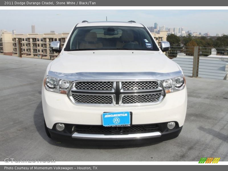 Stone White / Black/Tan 2011 Dodge Durango Citadel