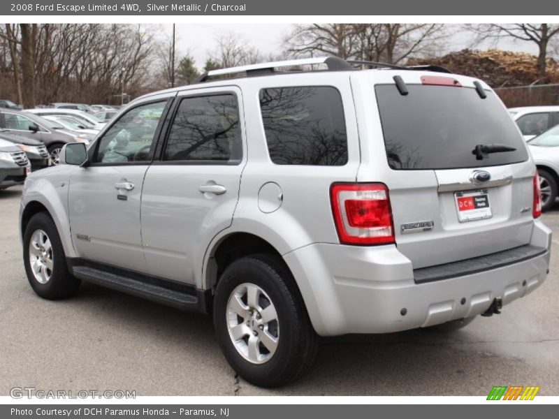 Silver Metallic / Charcoal 2008 Ford Escape Limited 4WD