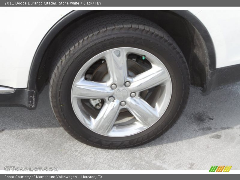 Stone White / Black/Tan 2011 Dodge Durango Citadel