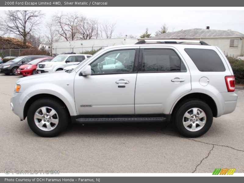 Silver Metallic / Charcoal 2008 Ford Escape Limited 4WD