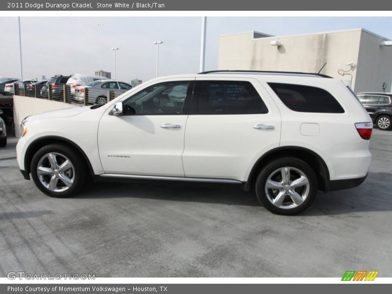 Stone White / Black/Tan 2011 Dodge Durango Citadel
