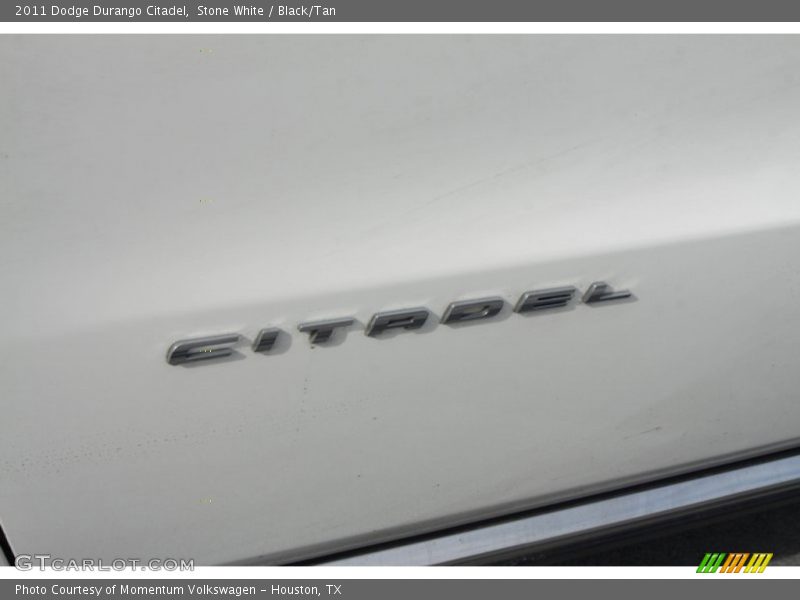 Stone White / Black/Tan 2011 Dodge Durango Citadel