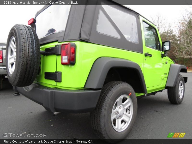 Gecko Green / Black 2013 Jeep Wrangler Sport 4x4