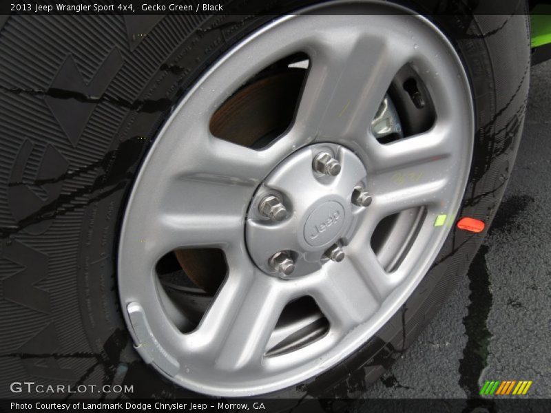 Gecko Green / Black 2013 Jeep Wrangler Sport 4x4