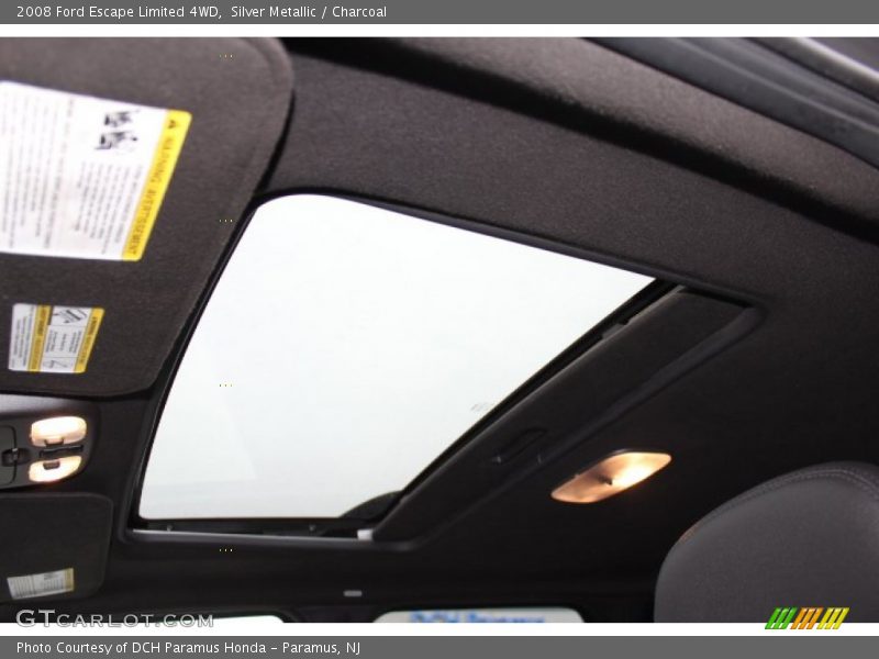 Silver Metallic / Charcoal 2008 Ford Escape Limited 4WD