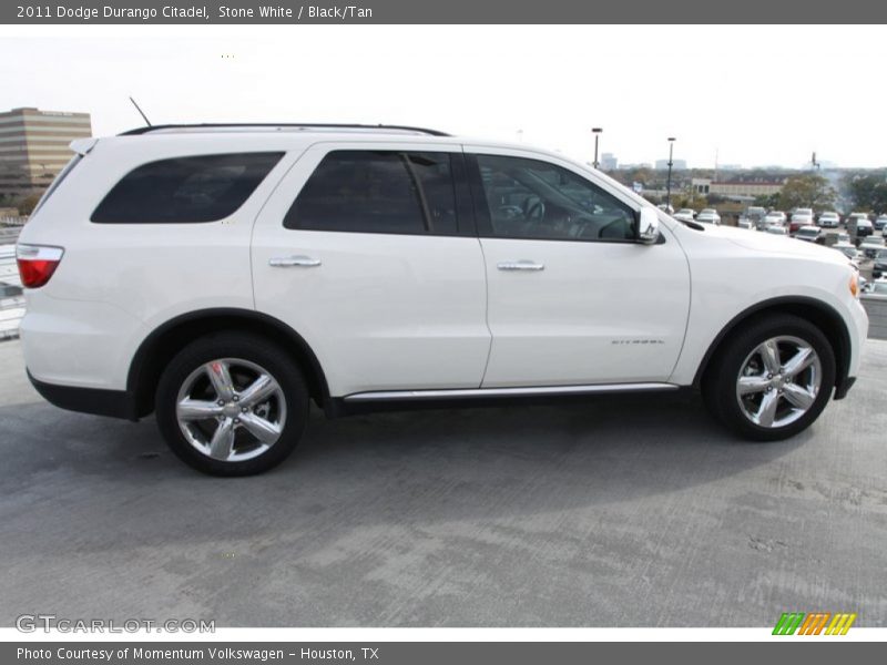 Stone White / Black/Tan 2011 Dodge Durango Citadel