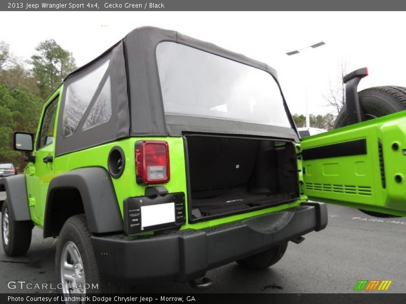 Gecko Green / Black 2013 Jeep Wrangler Sport 4x4
