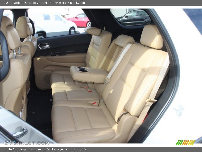 Stone White / Black/Tan 2011 Dodge Durango Citadel