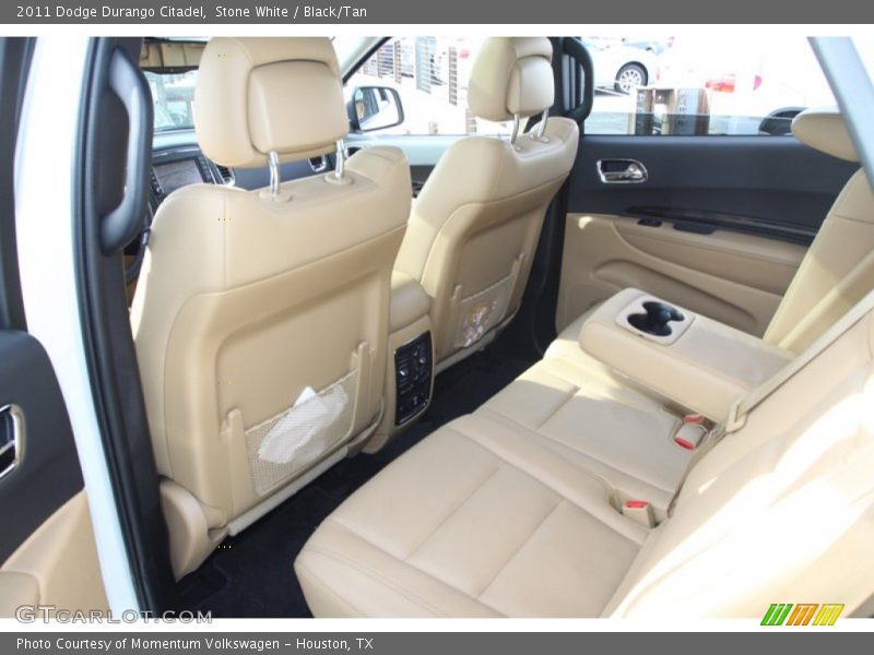 Stone White / Black/Tan 2011 Dodge Durango Citadel