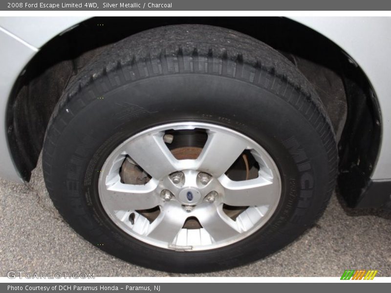Silver Metallic / Charcoal 2008 Ford Escape Limited 4WD