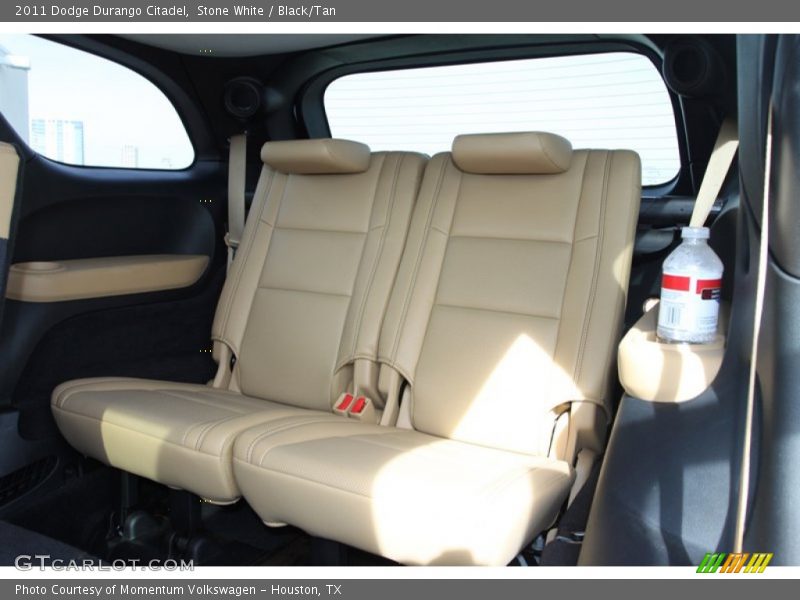 Stone White / Black/Tan 2011 Dodge Durango Citadel