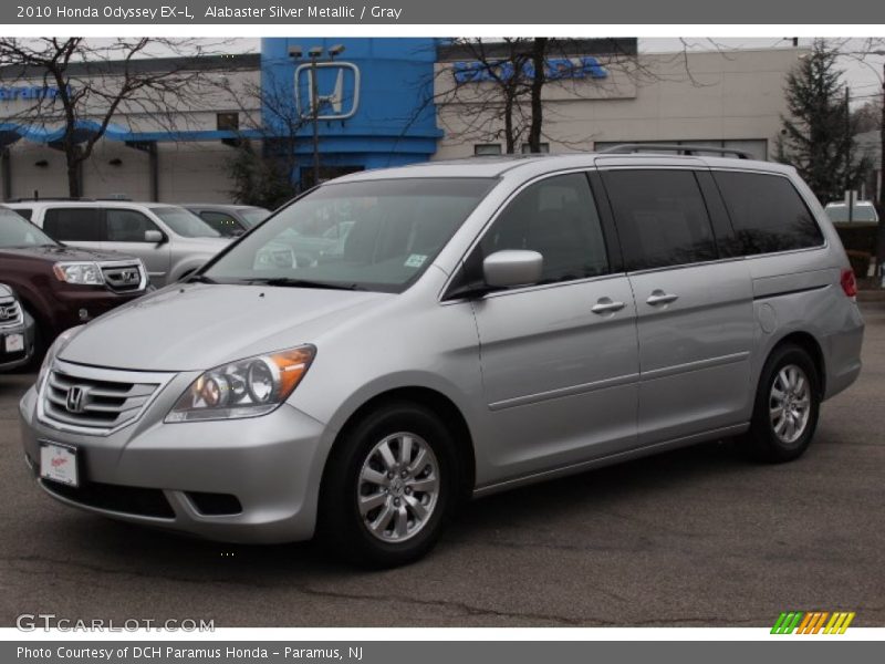 Alabaster Silver Metallic / Gray 2010 Honda Odyssey EX-L