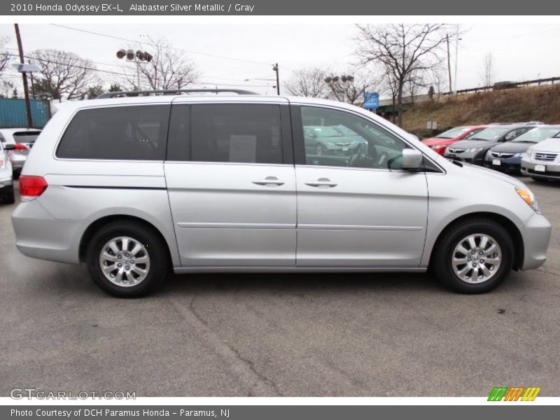 Alabaster Silver Metallic / Gray 2010 Honda Odyssey EX-L