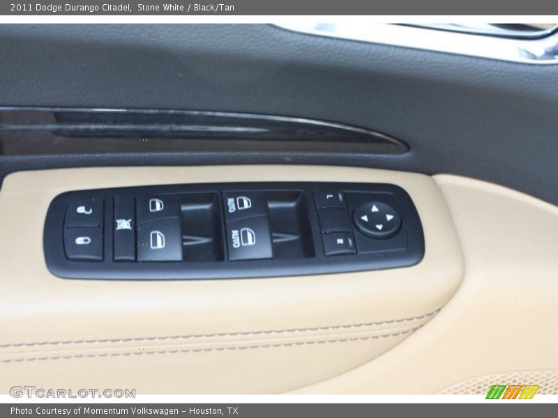 Stone White / Black/Tan 2011 Dodge Durango Citadel
