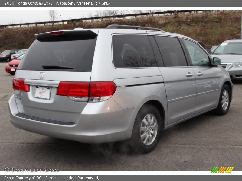 Alabaster Silver Metallic / Gray 2010 Honda Odyssey EX-L