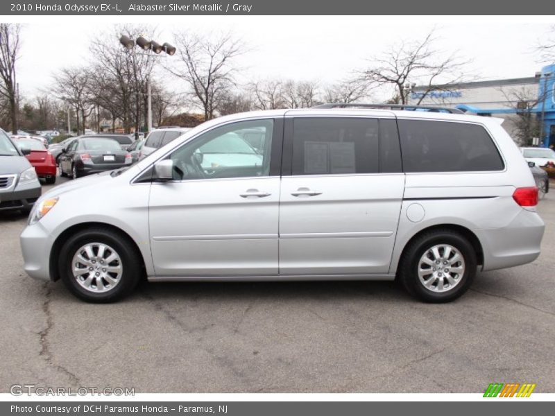 Alabaster Silver Metallic / Gray 2010 Honda Odyssey EX-L