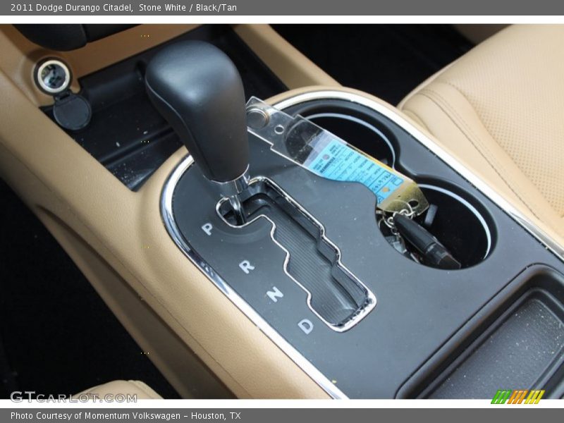 Stone White / Black/Tan 2011 Dodge Durango Citadel