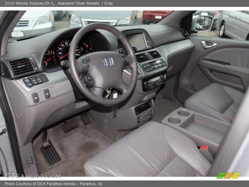 Alabaster Silver Metallic / Gray 2010 Honda Odyssey EX-L