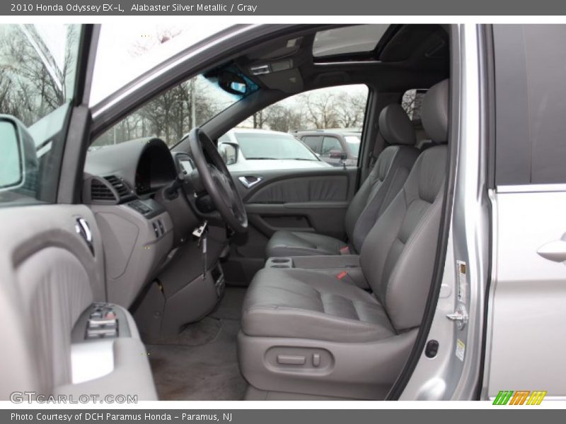 Alabaster Silver Metallic / Gray 2010 Honda Odyssey EX-L