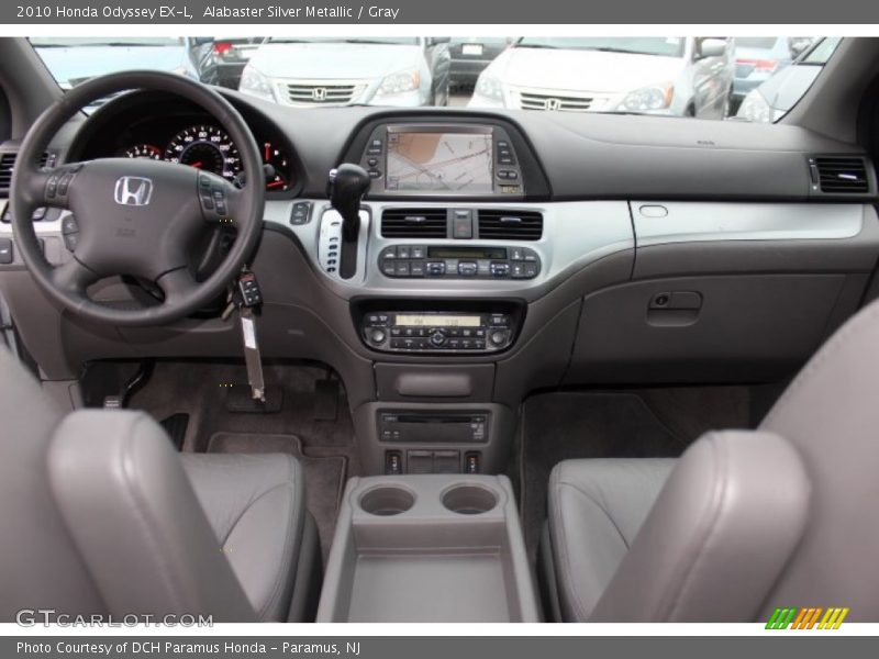 Alabaster Silver Metallic / Gray 2010 Honda Odyssey EX-L