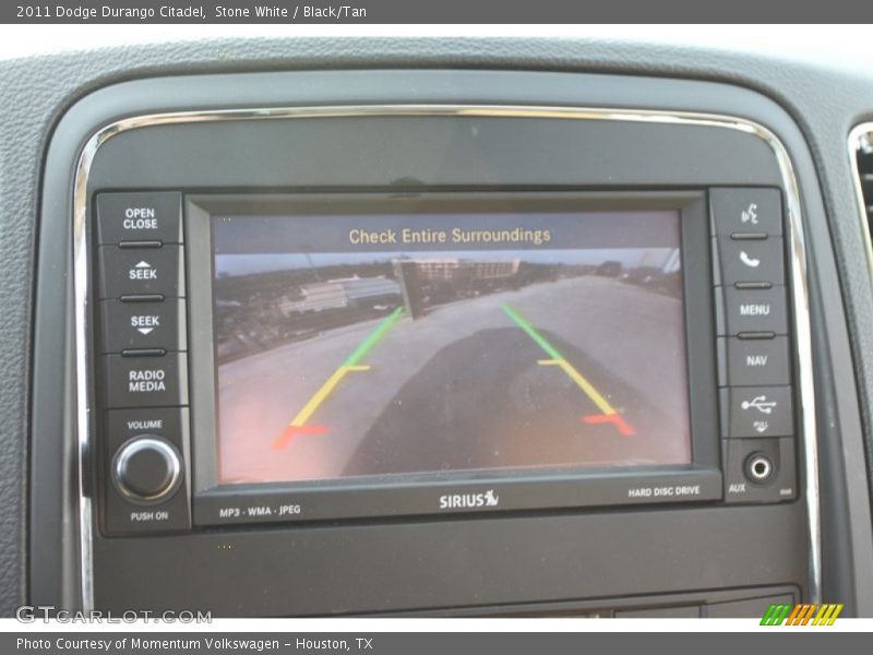 Stone White / Black/Tan 2011 Dodge Durango Citadel