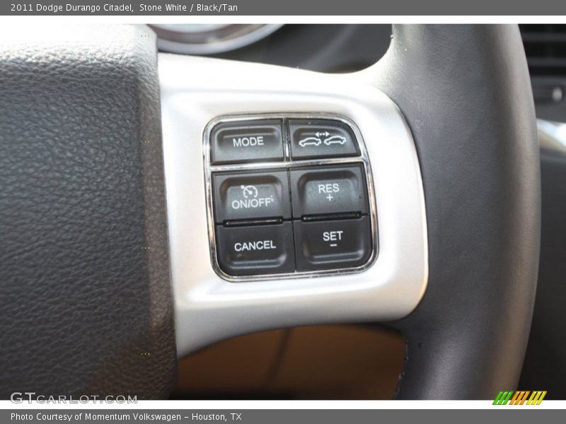 Stone White / Black/Tan 2011 Dodge Durango Citadel