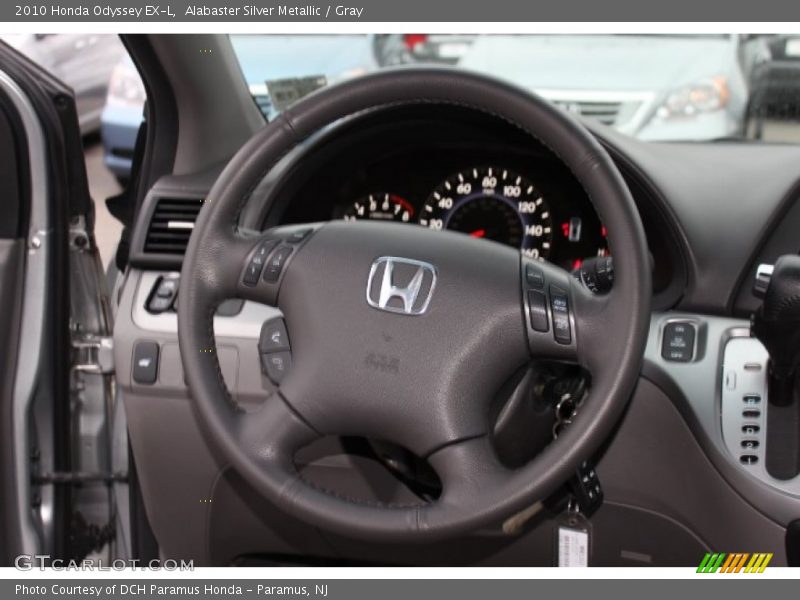 Alabaster Silver Metallic / Gray 2010 Honda Odyssey EX-L