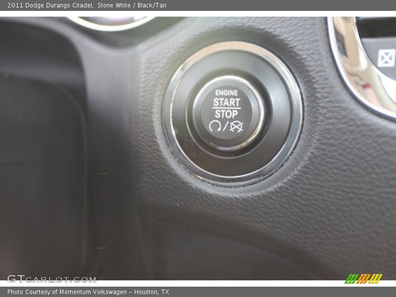 Stone White / Black/Tan 2011 Dodge Durango Citadel
