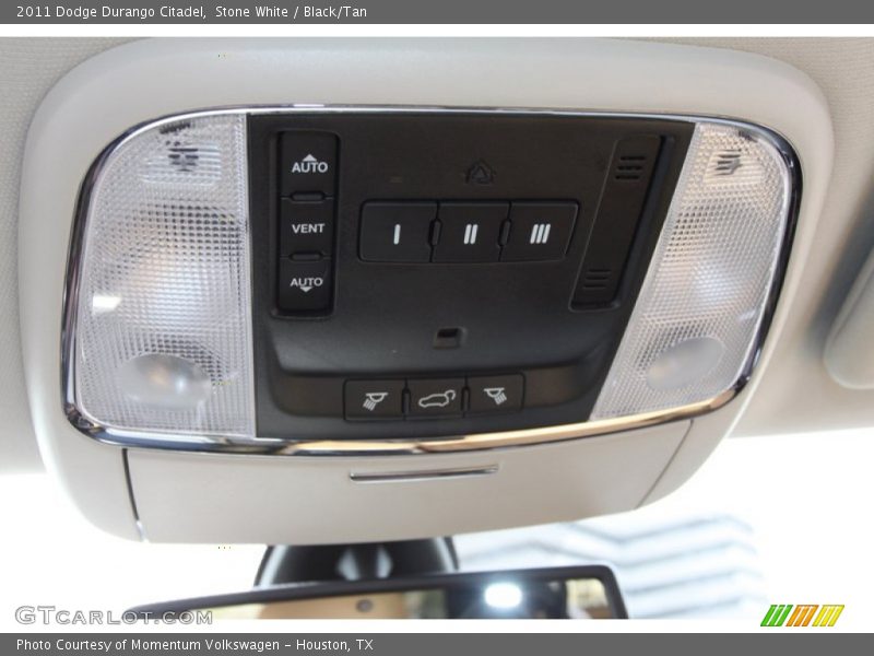 Stone White / Black/Tan 2011 Dodge Durango Citadel