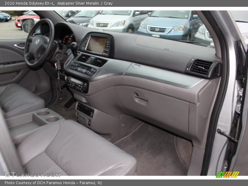 Alabaster Silver Metallic / Gray 2010 Honda Odyssey EX-L