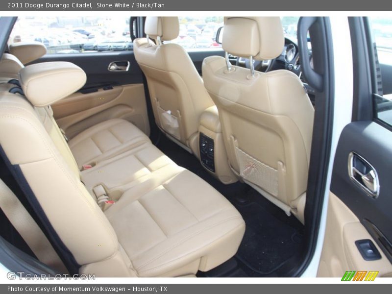 Stone White / Black/Tan 2011 Dodge Durango Citadel