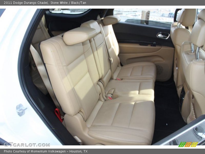 Stone White / Black/Tan 2011 Dodge Durango Citadel