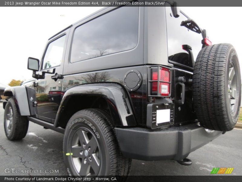 Black / Freedom Edition Black/Silver 2013 Jeep Wrangler Oscar Mike Freedom Edition 4x4