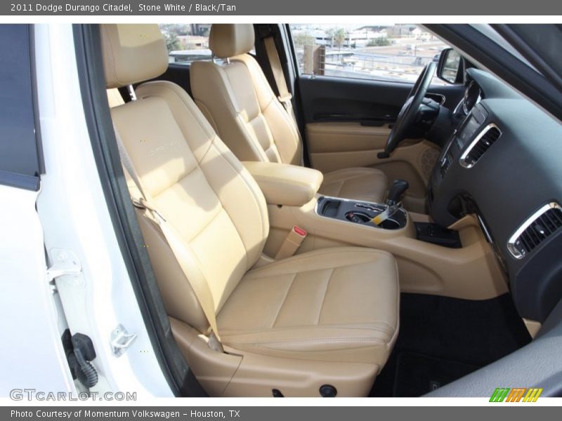 Stone White / Black/Tan 2011 Dodge Durango Citadel