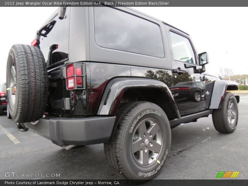 Black / Freedom Edition Black/Silver 2013 Jeep Wrangler Oscar Mike Freedom Edition 4x4
