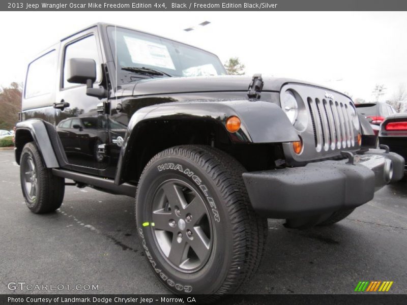 Front 3/4 View of 2013 Wrangler Oscar Mike Freedom Edition 4x4