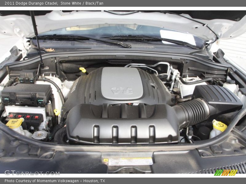 Stone White / Black/Tan 2011 Dodge Durango Citadel