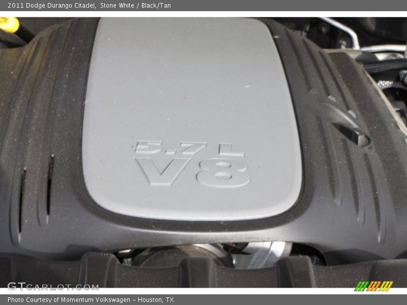 Stone White / Black/Tan 2011 Dodge Durango Citadel
