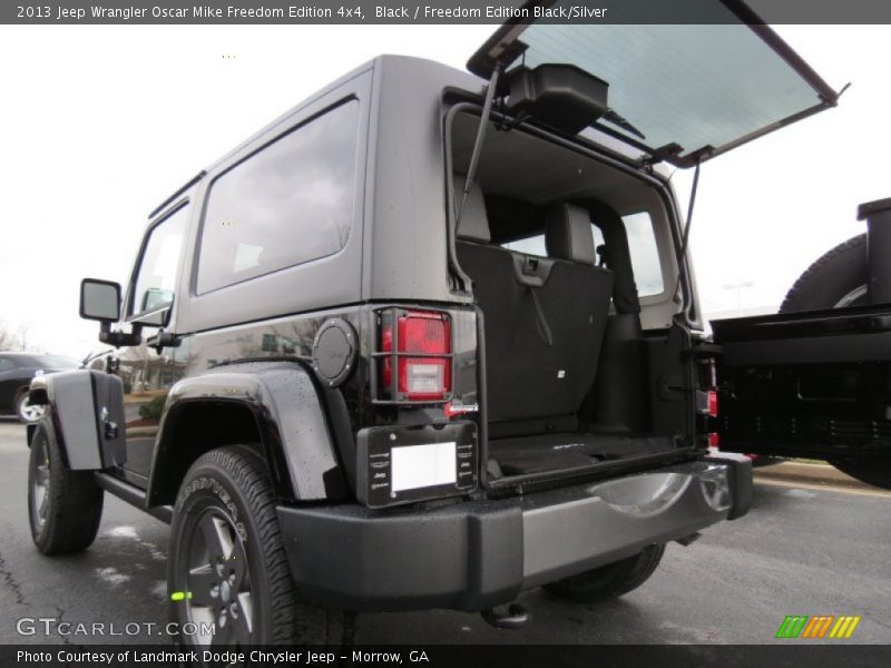 Black / Freedom Edition Black/Silver 2013 Jeep Wrangler Oscar Mike Freedom Edition 4x4