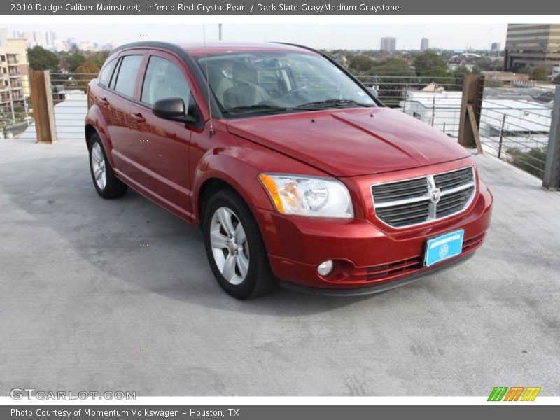 Inferno Red Crystal Pearl / Dark Slate Gray/Medium Graystone 2010 Dodge Caliber Mainstreet