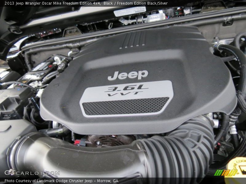  2013 Wrangler Oscar Mike Freedom Edition 4x4 Engine - 3.6 Liter DOHC 24-Valve VVT Pentastar V6