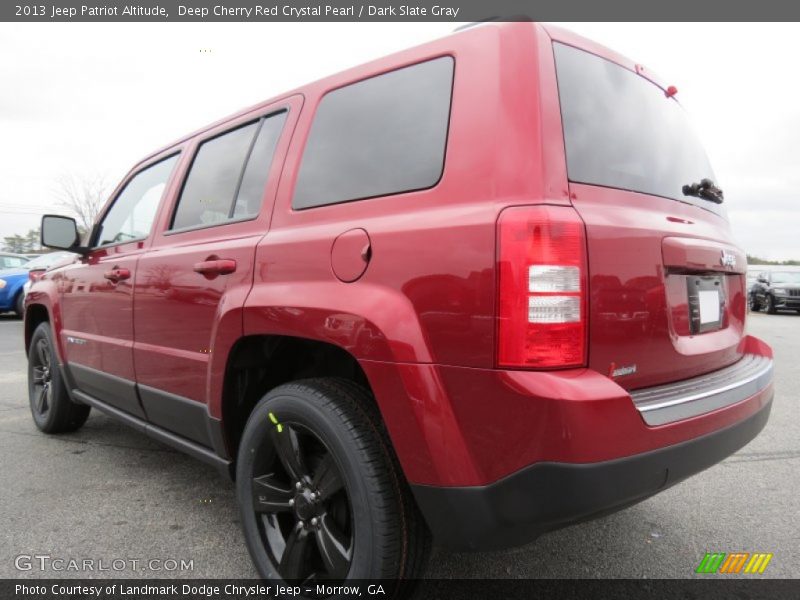 Deep Cherry Red Crystal Pearl / Dark Slate Gray 2013 Jeep Patriot Altitude