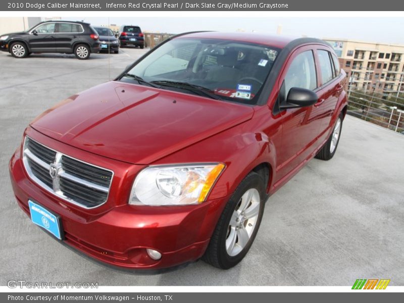 Inferno Red Crystal Pearl / Dark Slate Gray/Medium Graystone 2010 Dodge Caliber Mainstreet