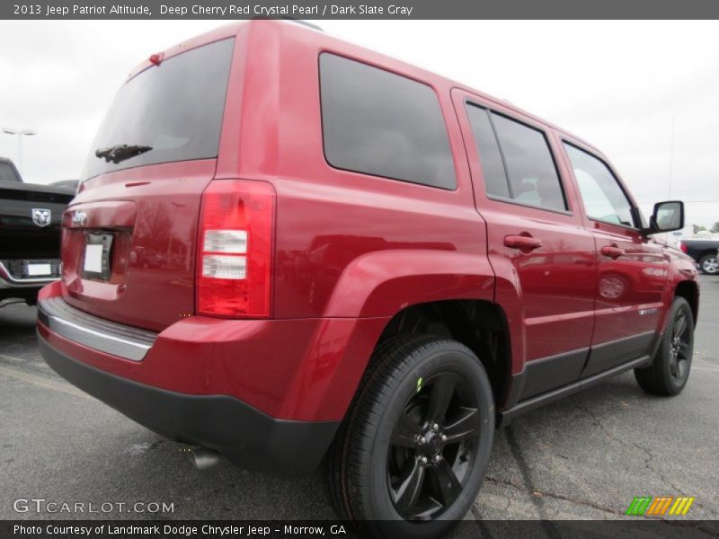 Deep Cherry Red Crystal Pearl / Dark Slate Gray 2013 Jeep Patriot Altitude
