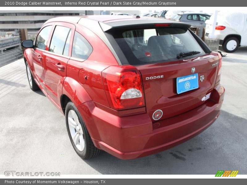 Inferno Red Crystal Pearl / Dark Slate Gray/Medium Graystone 2010 Dodge Caliber Mainstreet