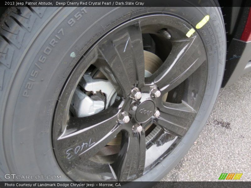 Deep Cherry Red Crystal Pearl / Dark Slate Gray 2013 Jeep Patriot Altitude