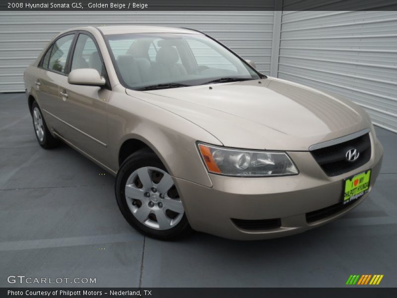 Golden Beige / Beige 2008 Hyundai Sonata GLS